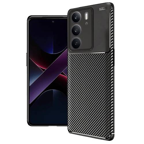 Realme C75 4G Auto Focus Karbon Kapak - Siyah