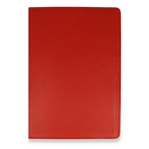 iPad Mini 4 K�l�f 360 Tablet Deri K�l�f - K�rm�z�