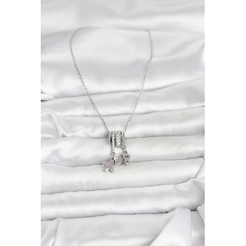 316L �elik G�m�� Zirkon Ta�l� Deniz Tema Charml� Kad�n Kolye