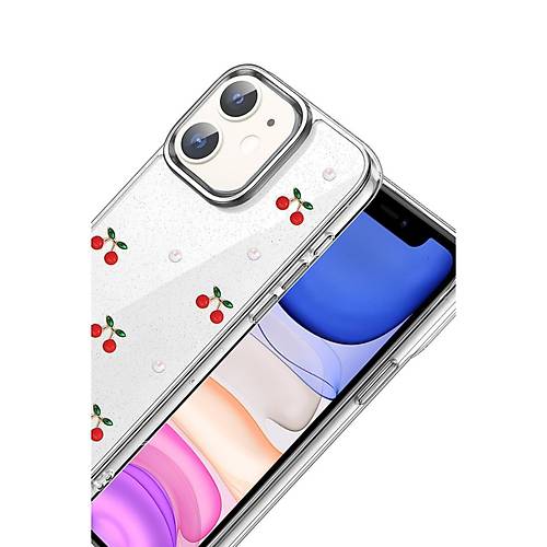iPhone 11 Fiyonk Desenli Kapak - Desen 9