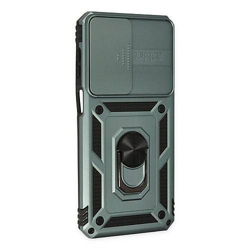Galaxy M33 K�l�f Pars Lens Y�z�kl� Silikon - Ye�il