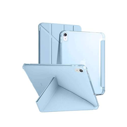 iPad 2022 10.9 (10.nesil) K�l�f Kalemlikli Mars Tablet K�l�f� - Mavi