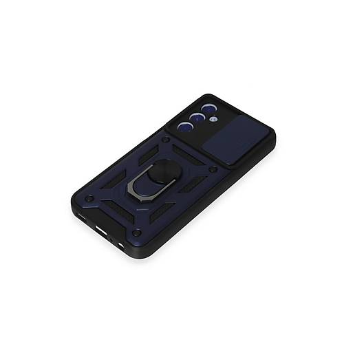Galaxy M34 5G K�l�f Pars Lens Y�z�kl� Silikon - Lacivert