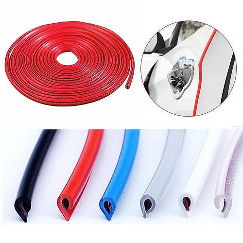 Kap� Koruma Fitili U Tip Ge�me �erit 5 Metre K�rm�z�