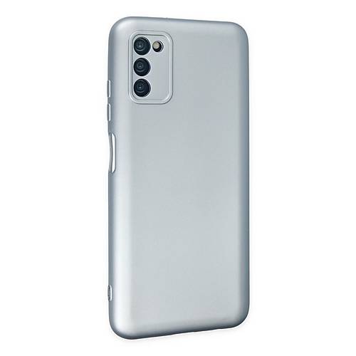 Galaxy A03S K�l�f Nano i�i Kadife Silikon - Sky Blue