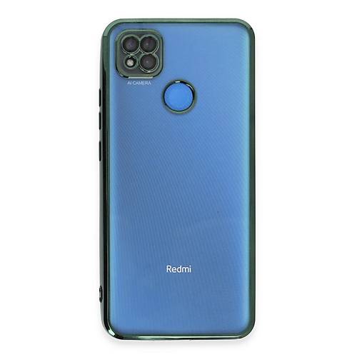 Redmi 9C K�l�f Razer Lensli Silikon - Ye�il