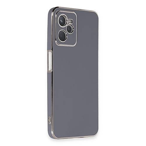 Realme C35 K�l�f Volet Silikon - Mavi