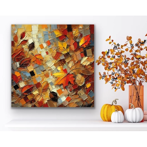 Sonbahar Mevsimi Kanvas Tablo 60x60cm