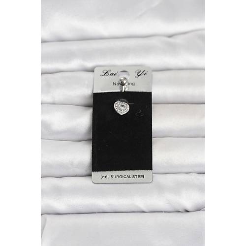 316L Cerrahi �elik Minimal Kalp Model G�bek Piercing