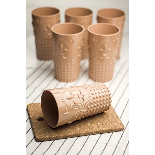 Akrilik Bal Tekli Uzun Bardak & Su Me�rubat Barda�� 750 ml ( B�y�k Boy & Cam De�ildir )