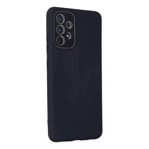 Galaxy A53 5G K�l�f Lansman Glass Kapak - Lacivert