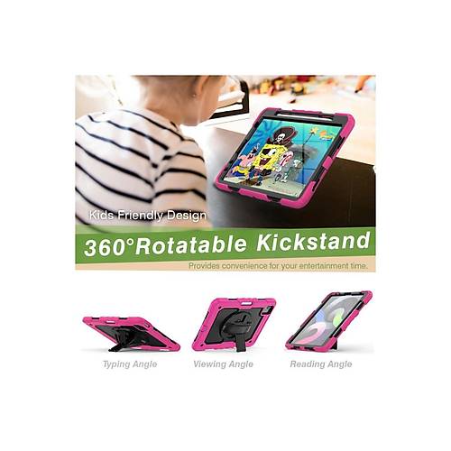 iPad Pro 11 (2020) K�l�f Pars Tablet Kapak - Pembe