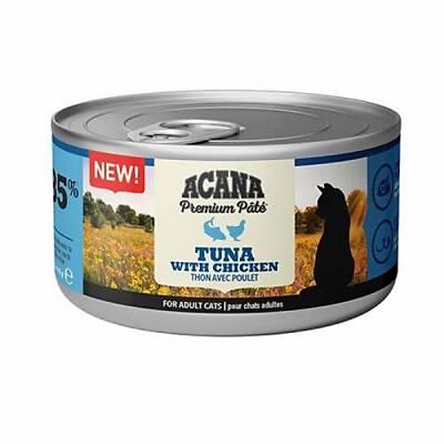 Premium Pate Tuna Bal�kl� ve Tavuklu Ezme Yeti�kin Kedi Konservesi 85 Gr
