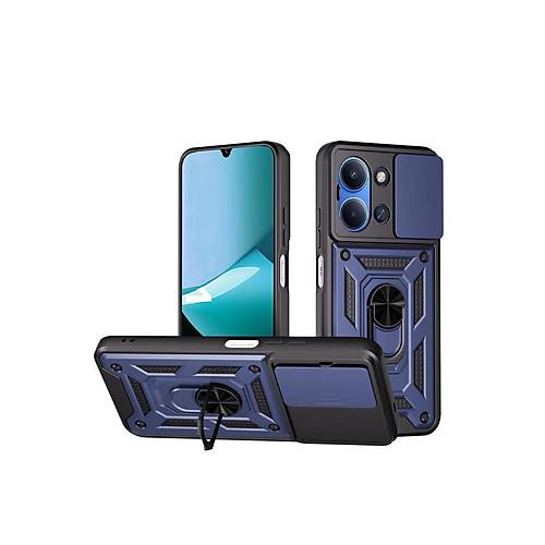 Redmi 15C 4G Pars Lens Y�z�kl� Silikon - Lacivert