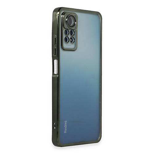 Redmi Note 12 Pro 4G K�l�f Razer Lensli Silikon - Ye�il