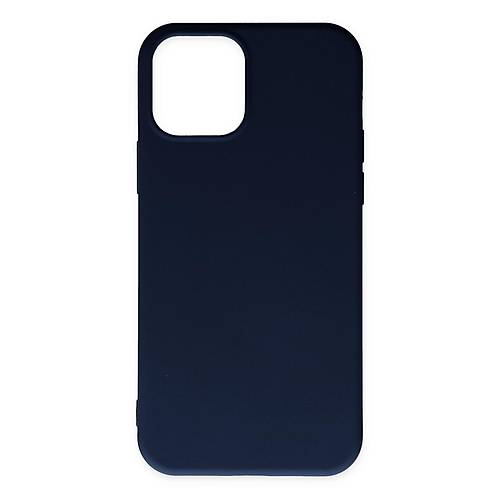 iPhone 11 Pro Max K�l�f Nano i�i Kadife Silikon - Lacivert