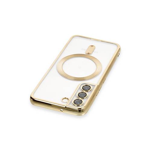 Galaxy S22 K�l�f Kross Magneticsafe Kapak - Gold