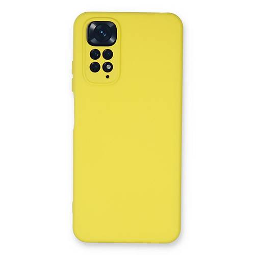 Redmi Note 11 K�l�f Nano i�i Kadife Silikon - Sar�