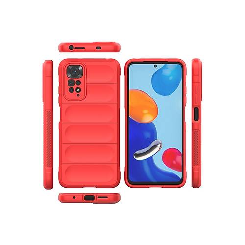 Redmi Note 11 K�l�f Optimum Silikon - K�rm�z�