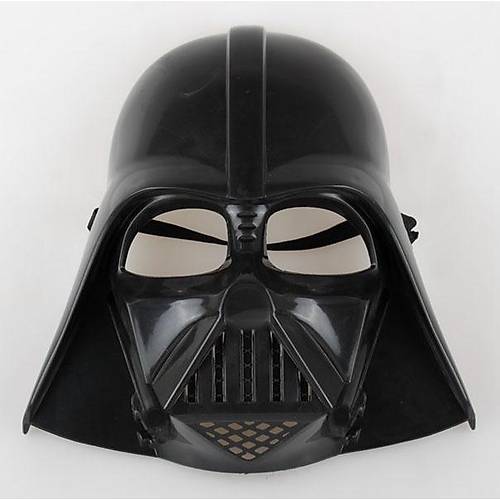 �ocuk Boy Y�ld�z Sava�lar� Star Wars Darth Vader Maskesi ve 90 cm Pelerin Seti Siyah
