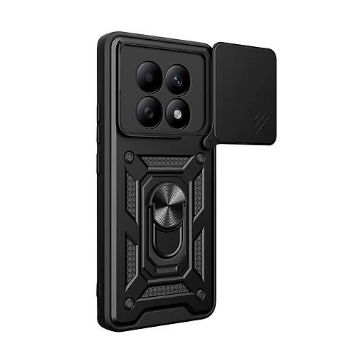 Redmi Note 15 4G Pars Lens Y�z�kl� Silikon - Siyah