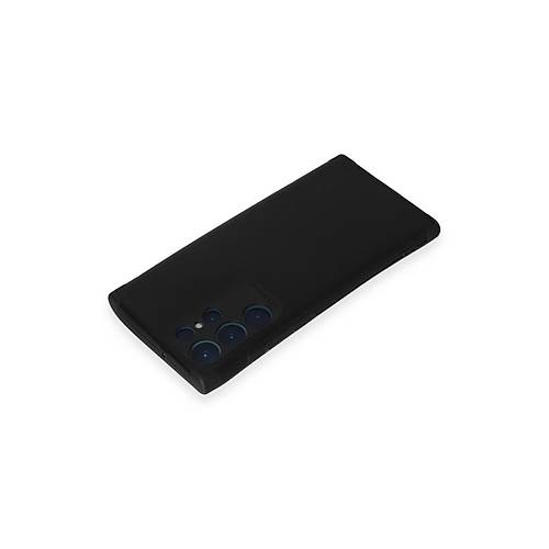 Galaxy S22 Ultra K�l�f Loop Deri Silikon - Siyah