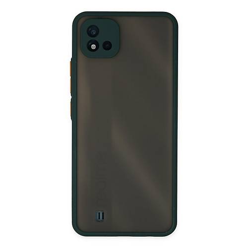 Realme C11 2021 K�l�f Montreal Silikon Kapak - Ye�il