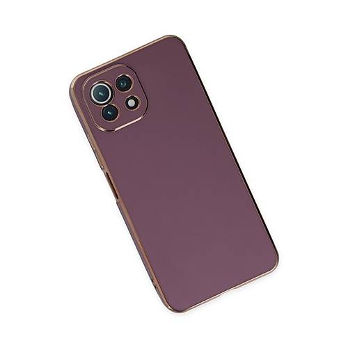 M� 11 Lite K�l�f Volet Silikon - Mor