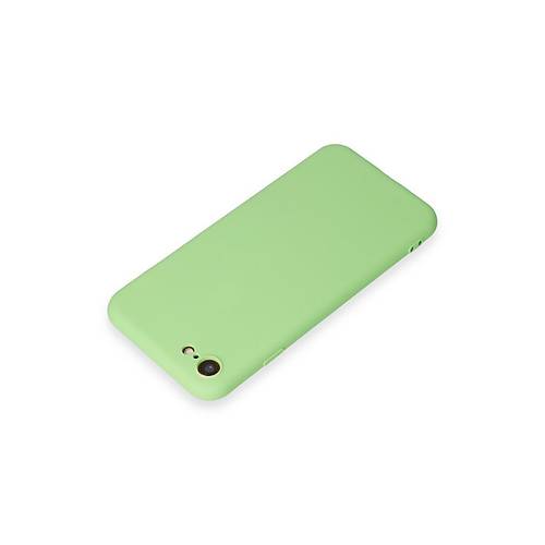iPhone 7 K�l�f First Silikon - A��k Ye�il