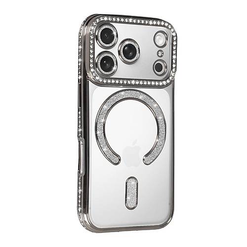 iPhone 17 Pro Max Joke Simli Magneticsafe K�l�f - G�m��
