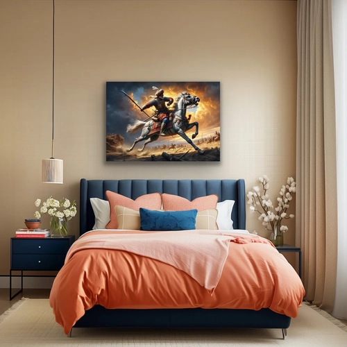 Atl� Osmanl� Askeri Kanvas Tablo 70x100cm