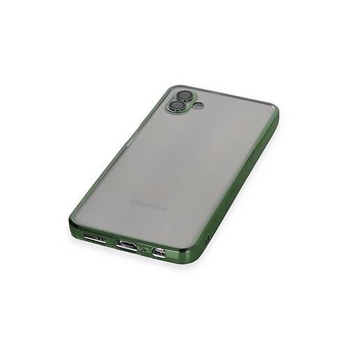 Galaxy A04 K�l�f Razer Lensli Silikon - Ye�il