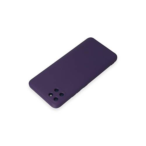 Realme C11 K�l�f Nano i�i Kadife Silikon - Mor