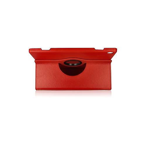 M10 X505F K�l�f 360 Tablet Deri K�l�f - K�rm�z�