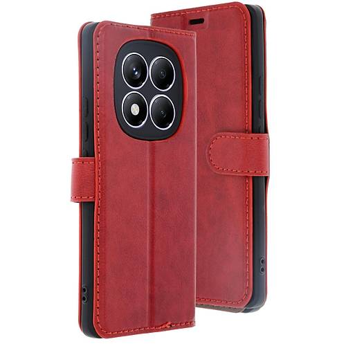 Redmi Note 14 Pro 4G K�l�f Trend S Plus Kapakl� K�l�f - K�rm�z�