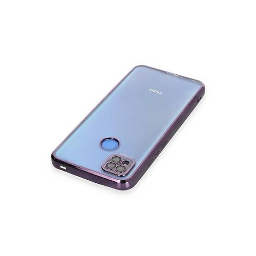 Redmi 9C K�l�f Razer Lensli Silikon - Mor