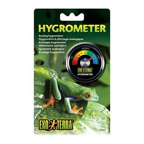 Hygrometer Nem �l�er & Analog Yuvarlak Teraryum Higrometresi