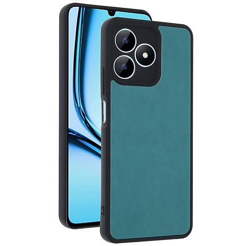 Realme Note 50 4G K�l�f Aras Deri Kapak - A��k Ye�il
