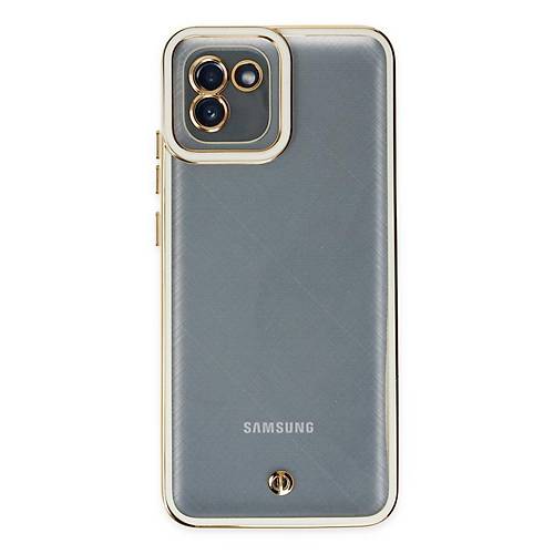 Galaxy A03 K�l�f Liva Lens Silikon - Beyaz
