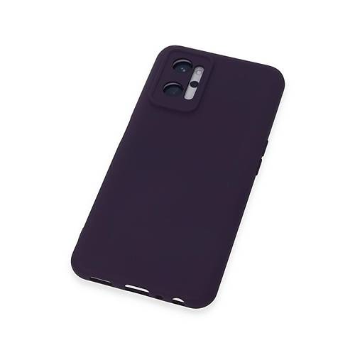 Realme 9i 4G K�l�f Nano i�i Kadife Silikon - Mor