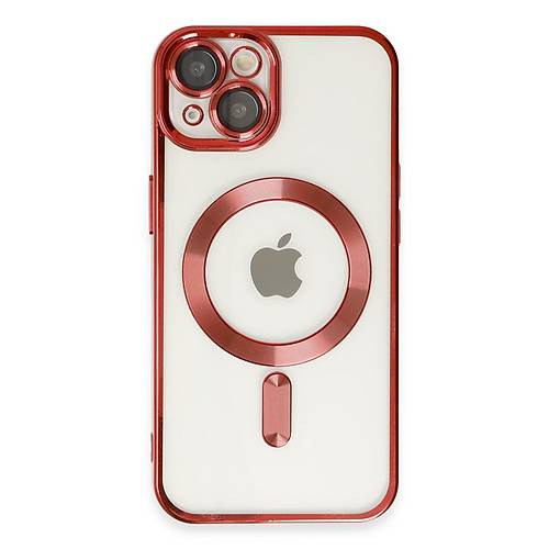 iPhone 14 Plus K�l�f Kross Magneticsafe Kapak - K�rm�z�