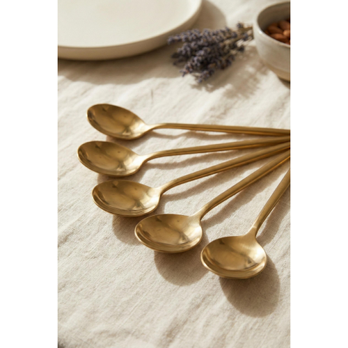 6'l� L�ks Gold Paslanmaz �elik Yemek Ka���� Seti (21 cm)