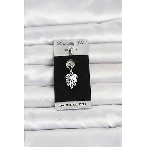 316L Cerrahi �elik Sallant�l� Ba�ak Model G�bek Piercing