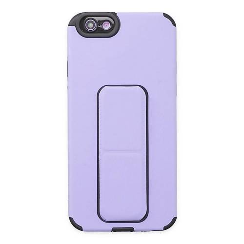 iPhone 6 K�l�f Mega Standl� Silikon - Lila
