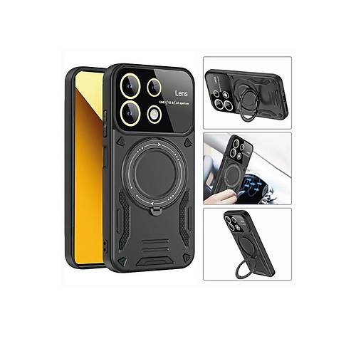 Realme C55 K�l�f Joy Lens Standl� Kapak - Siyah