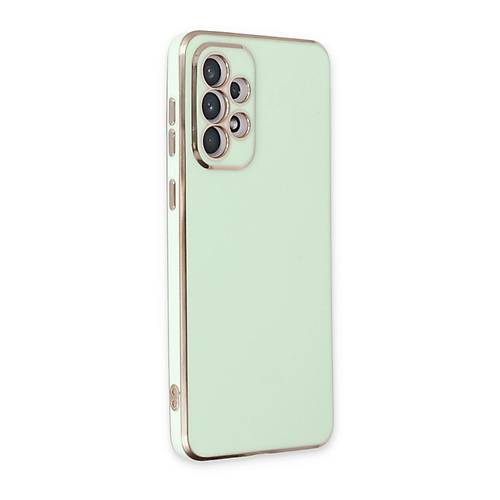 Galaxy A73 5G K�l�f Volet Silikon - A��k Ye�il
