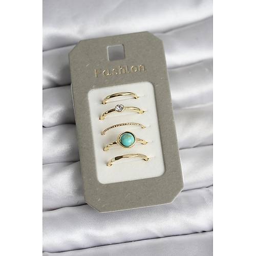 Pirin� Gold Renk 5'li Y�z�k Seti