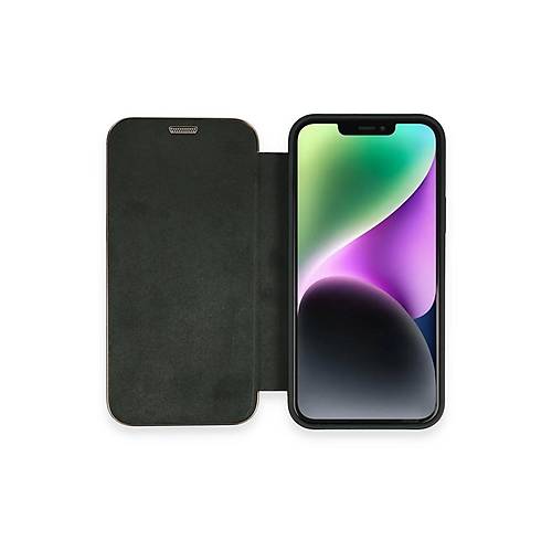 iPhone 12 K�l�f Dolpin Kapakl� - Koyu Ye�il