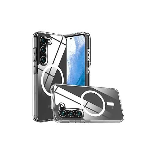 Galaxy S23 K�l�f Magneticsafe �effaf Silikon - �effaf