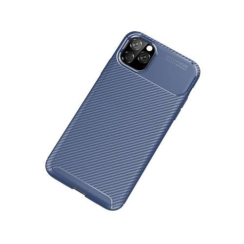 iPhone 11 Pro K�l�f Auto Focus Karbon Kapak - Lacivert